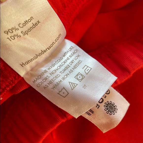 Hanna Andersson - Bright Basics Leggings in Tomato - Picture 5 of 9